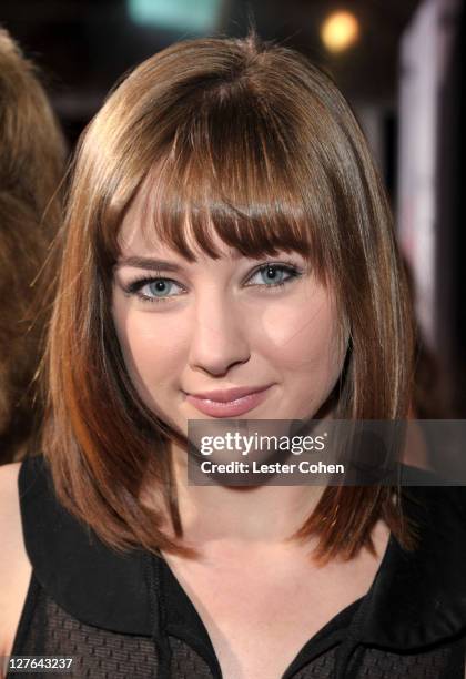 Actress Haley Ramm arrives at the "Red Riding Hood" Los Angeles premiere held at Grauman's Chinese Theatre on March 7, 2011 in Hollywood, California.