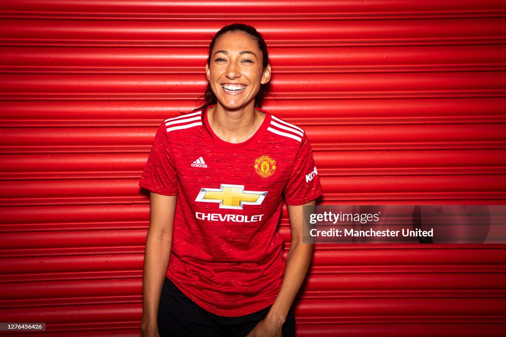 Christen Press Arrives for her first day at Manchester United Women