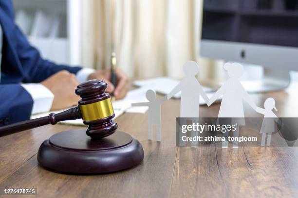 family law concept. - family law stockfoto's en -beelden