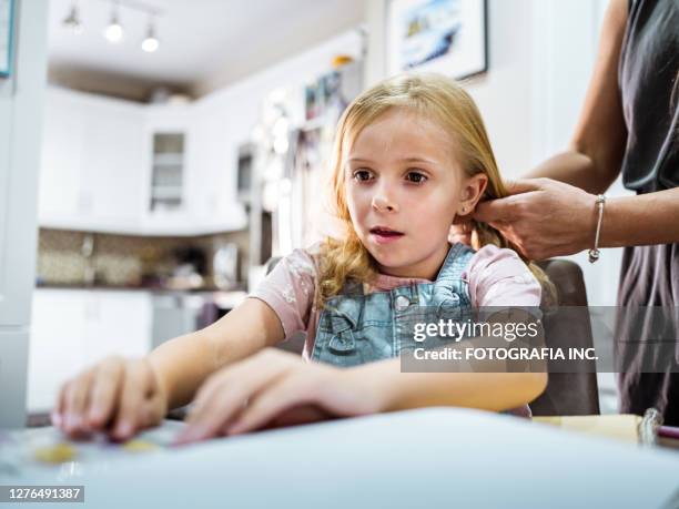 mother and daughter getting ready - girl power stickers stock pictures, royalty-free photos & images