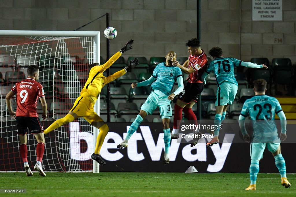 Lincoln City v Liverpool - Carabao Cup Third Round