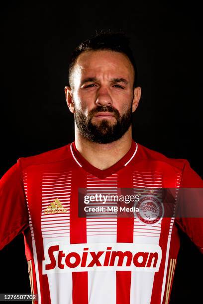 Official photoshoot of Olympiacos FC 2020-21, portraits Mathieu Valbuena, Midfielder, Olympiacos FC on September 15,2020 in Greece.