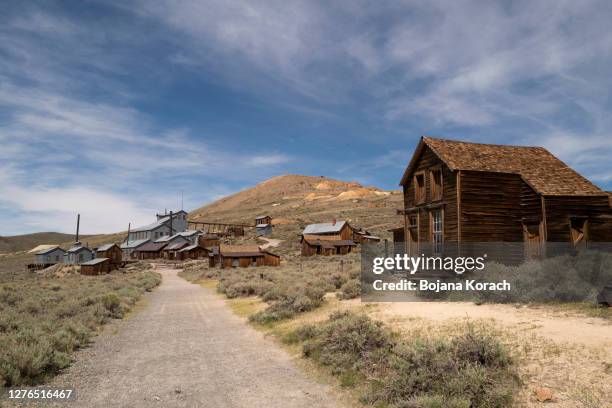 bodie ghost town in california - old west town stock pictures, royalty-free photos & images
