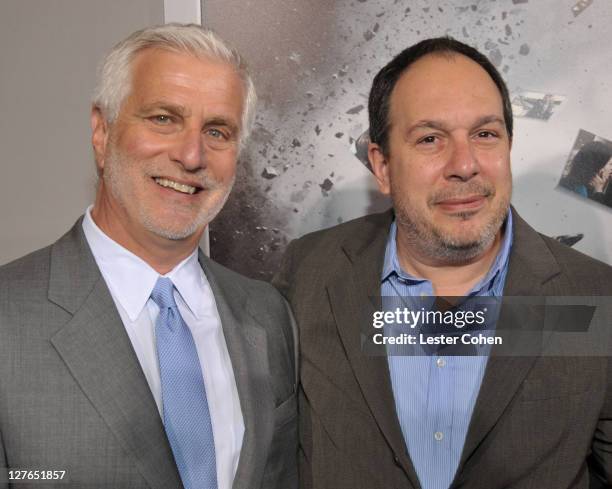 President of Summit Entertainment Rob Friedman and producer Mark Gordon arrive at the "Source Code" Los Angeles Premiere at ArcLight Cinemas on March...