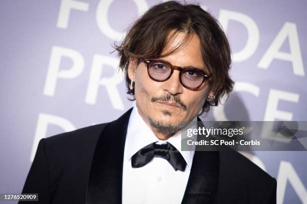 Johnny Depp attends the Monte-Carlo Gala For Planetary Health on September 24, 2020 in Monte-Carlo, Monaco.