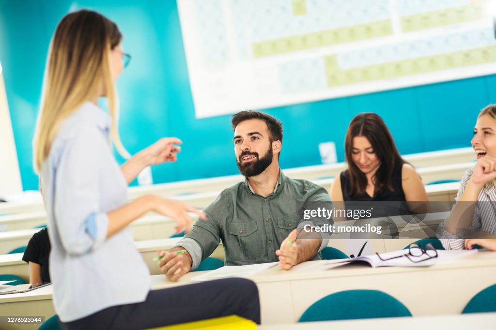 College Students In Classroom High-Res Stock Photo - Getty Images