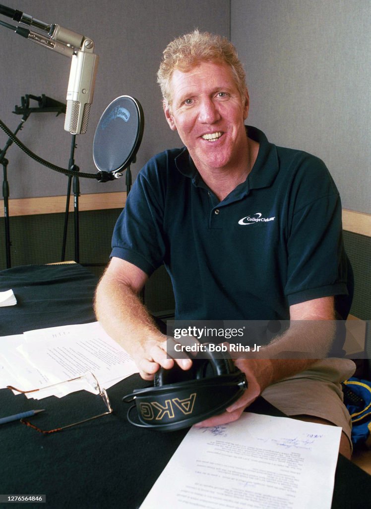 Bill Walton recording session for video game