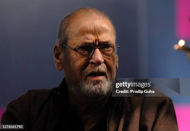 Veteran Actor Shammi Kapoor attends the convocation celebration for the 3rd batch of students of Whistling Woods International on July 17, 2010 in...