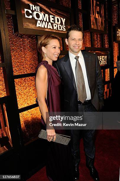 Lisa Joyner and actor Jon Cryer attend The First Annual Comedy Awards at Hammerstein Ballroom on March 26, 2011 in New York City.