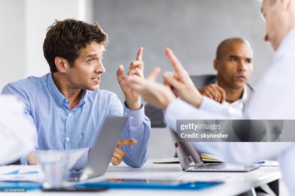 Communication problems on a business meeting!