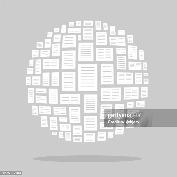cloud computing concept illustration - virtual library stock illustrations