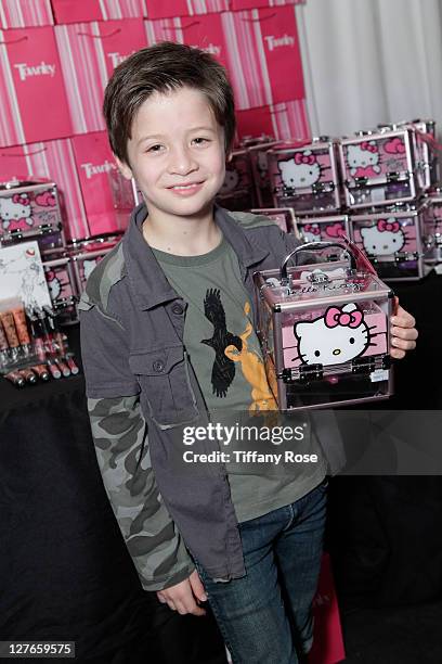Actor Davis Cleveland attends the GBK Kid's Choice Awards 2011 Gift Lounge at the SLS Hotel on March 31, 2011 in Beverly Hills, California.