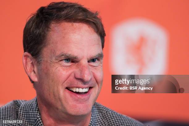 Frank de Boer is presented as the new Head Coach of Holland at KNVB Campus on September 25, 2020 in Zeist, Netherlands