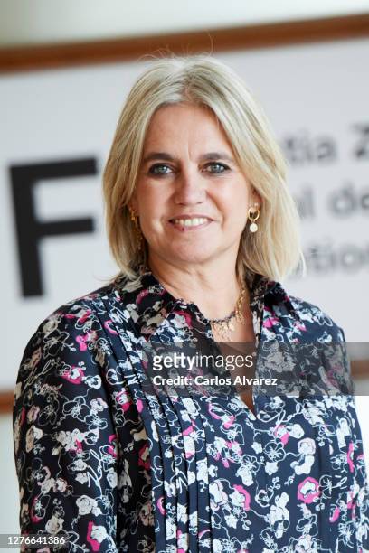 Rosa Tous attends 'Oso' photocall during the 68th San Sebastian International Film Festival at the Kursaal Palace on September 25, 2020 in San...