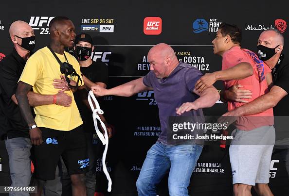 UFC 253 Adesanya v Costa: Weigh-Ins UFC 253 Adesanya v Costa: Weigh-Ins