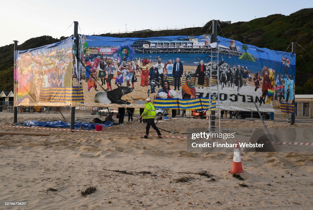 Cold War Steve Artwork Censored On Bournemouth Beach