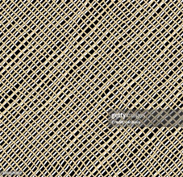seamless canvas textured pattern - wicker stock illustrations