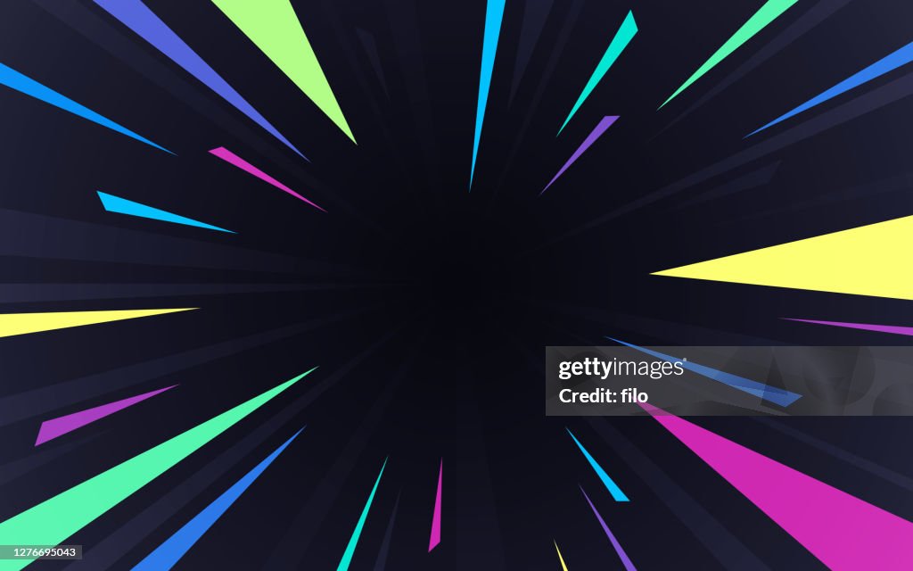 Abstract Blast Explosion Transition Speed Background