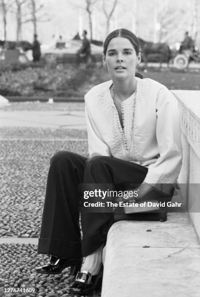 Actress Ali MacGraw poses for a portrait on March 27, 1969 in New York City, New York. Ali McGraw was one of the top female box office stars in the...