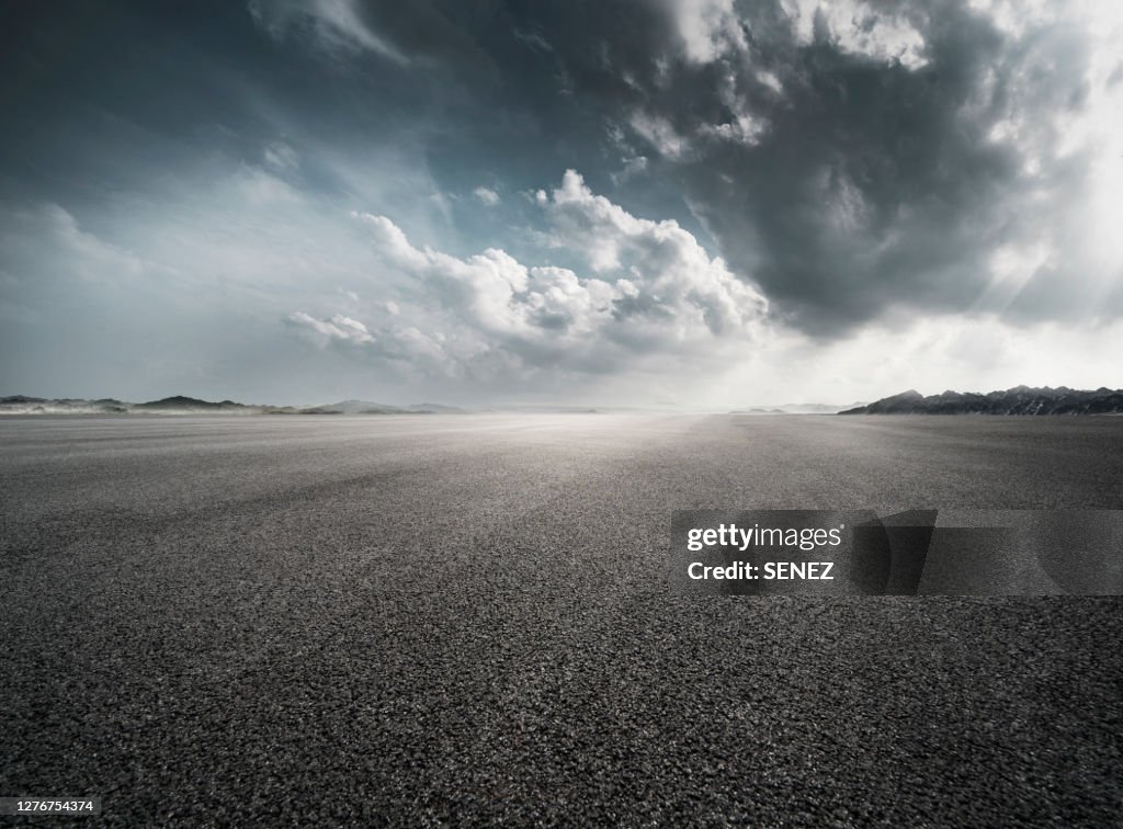 Empty Parking Lot