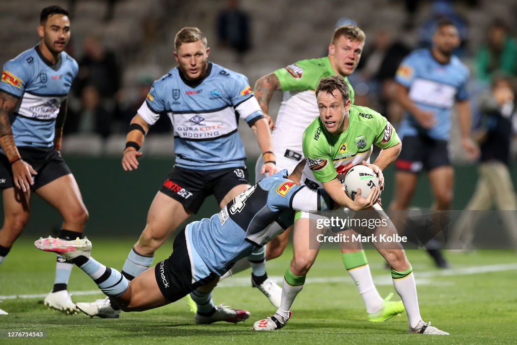 NRL Rd 20 - Sharks v Raiders