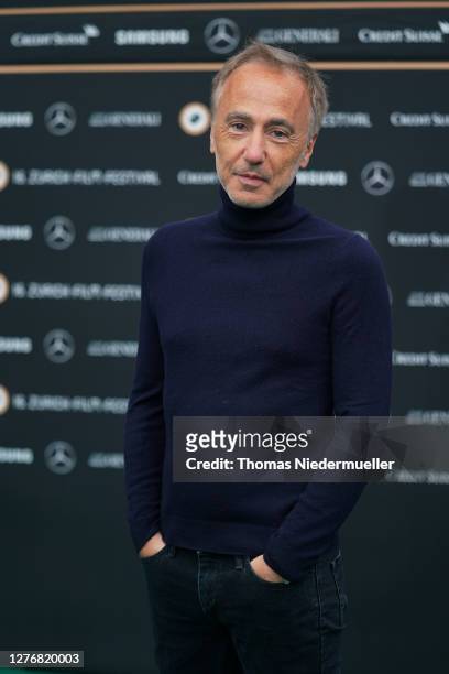 Director Sébastien Lifshitz attends the "Petite Fille" photocall during the 16th Zurich Film Festival at Kino Corso on September 26, 2020 in Zurich,...