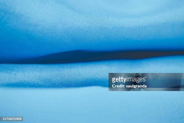 blue polyester fabric - polyester stock-fotos und bilder
