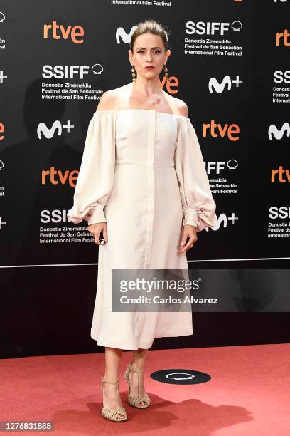 Actress Itziar Ituño attends "El Olvido Que Seremos/Forgotten We'll Be" Premiere on September 26, 2020 in San Sebastian, Spain.