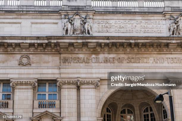 the imperial college of science and technology, next to royal albert hall - london, england - imperial college stock pictures, royalty-free photos & images