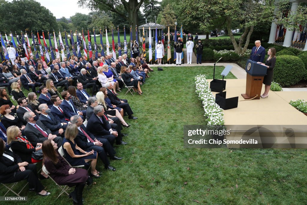 President Trump Announces His Supreme Court Nominee To Replace Justice Ginsburg