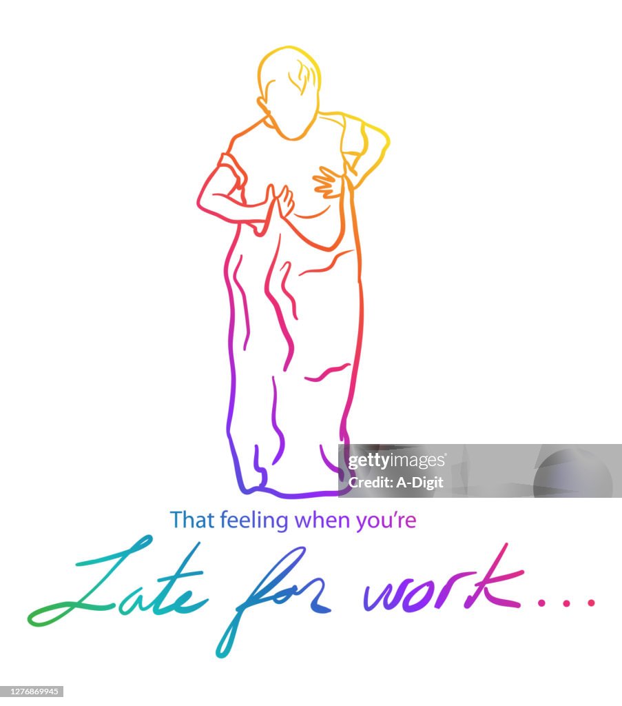 Late For Work Feeling Rainbow