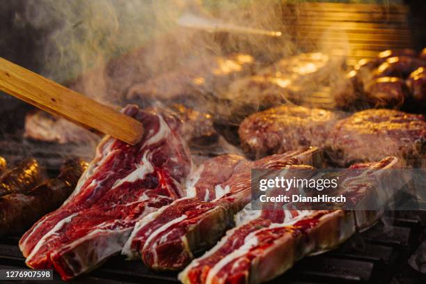 tasty roasted ribeye steak from angus beef - healthy burger stock pictures, royalty-free photos & images