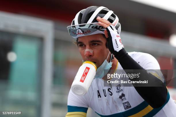 Start / Michael Matthews of Australia / Mask / Covid Safety Measures / during the 93rd UCI Road World Championships 2020, Men Elite Road Race a...