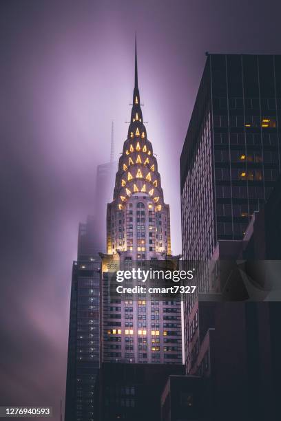 chrysler building - chrysler building stock pictures, royalty-free photos & images