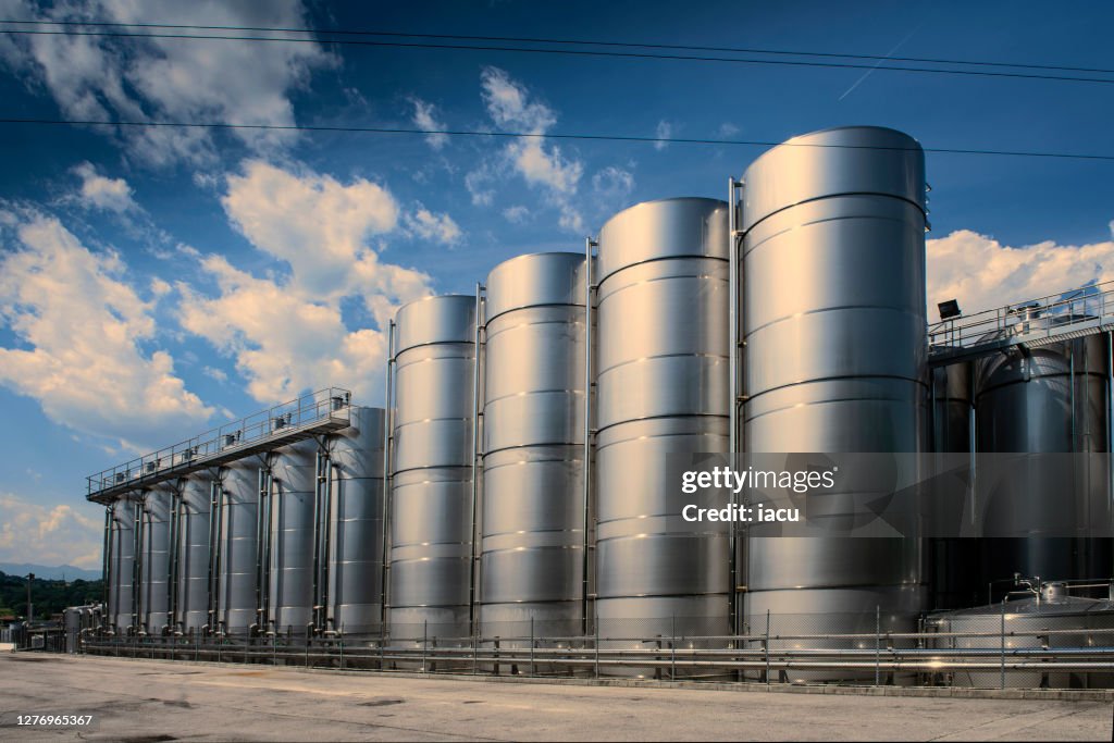 Industry, Storage Tank, Factory, Silo,