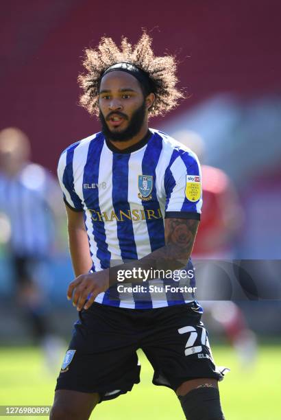 Sheffield Wednesday player Izzy Brown looks on during the Sky Bet Championship match between Bristol City and Sheffield Wednesday at Ashton Gate on...