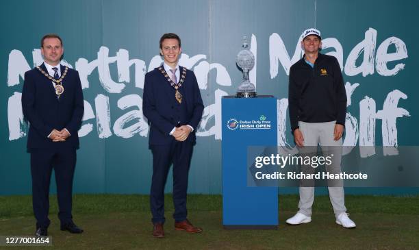 Councillor Andrew Wilson, Deputy Mayor of Mid and East Antrim Borough Council and Councillor Peter Johnston, Mayor of Mid and East Antrim Borough...