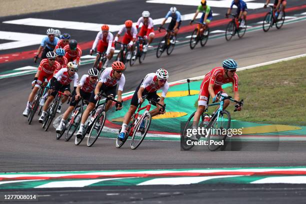 Marc Hirschi of Switzerland / Michael Schar of Switzerland / Simon Pellaud of Switzerland / Jonas Gregaard Wilsly of Denmark / Autodromo Enzo e Dino...