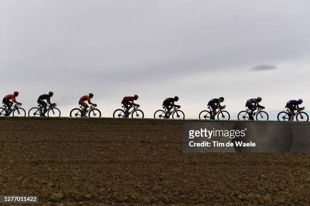Antwan Tolhoek of The Netherlands / Sepp Kuss of The United States / Mikel Landa Meana of Spain / Dion Smith of New Zealand / Luka Mezgec of Slovenia...