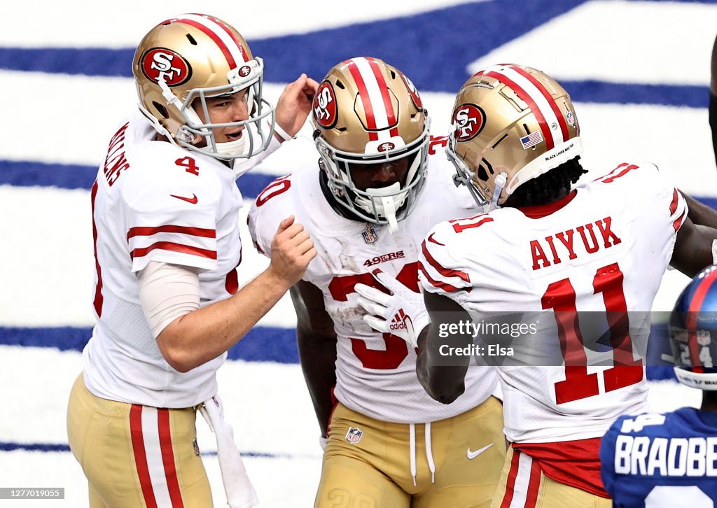 San Francisco 49ers v New York Giants