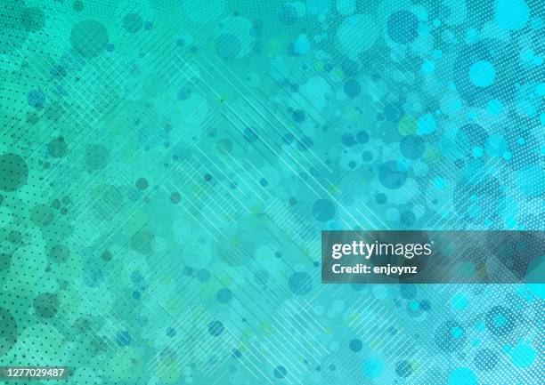 abstract cells blue background - cold and flu stock illustrations