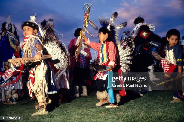 Members of the Navajo Nation come together for their annual gathering and celebration on American Indian territory. The Navajo capital city of Window...