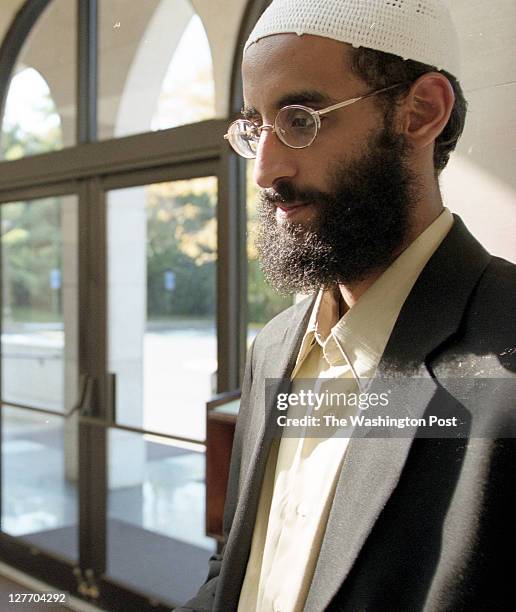 Anwar Al-Awlaki at Dar al Hijrah Mosque on October 4 2001 in Falls Church, VA. .