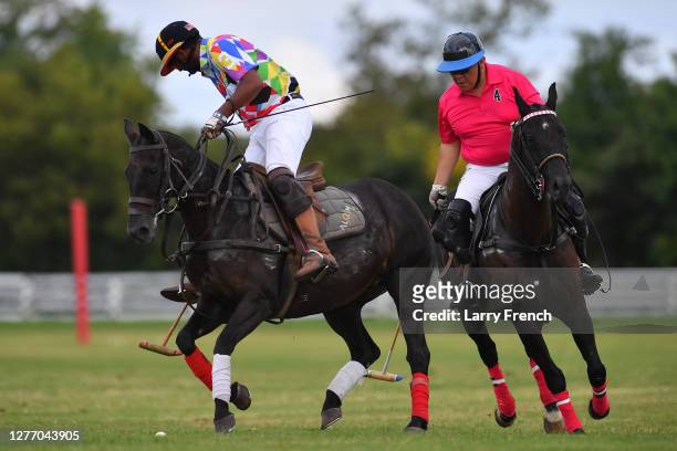 Polo players compete for the USPA trophy at Grandiosity Events 4th annual Polo & Jazz celebrity charity benefit hosted by Real Housewives of...