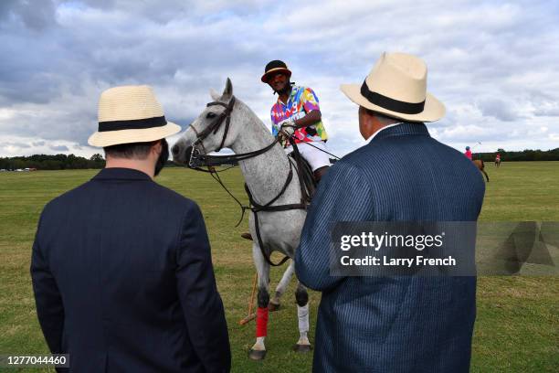 Guests are seen at Grandiosity Events 4th annual Polo & Jazz celebrity charity benefit hosted by Real Housewives of Potomac's Karen Huger, Susan...