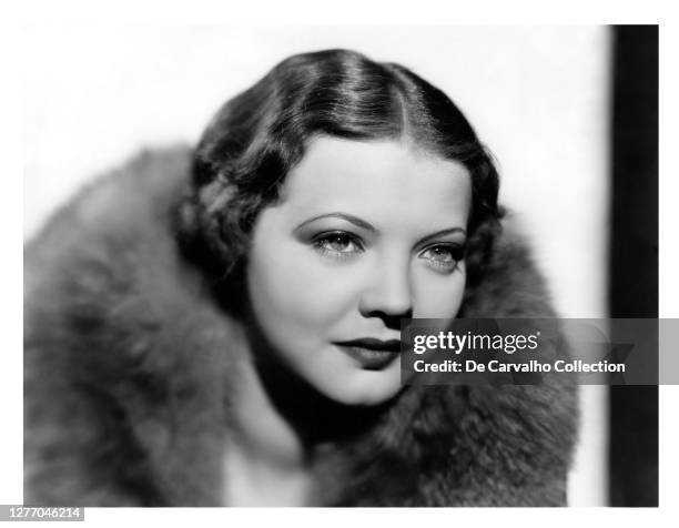 Actress Sylvia Sidney in a publicity shot from the 1930’s, United States.