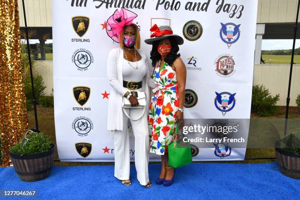 Vivian Agbakoba and Janette Arogundade appear at Grandiosity Events 4th annual Polo & Jazz celebrity charity benefit hosted by Real Housewives of...