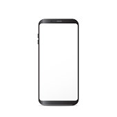 New Generation Smart Phone vector illustration isolated on white background.