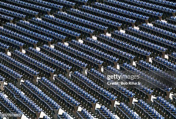 Empty stadium seats at Qualcomm Stadium, September 13, 2001 in San Diego, California.