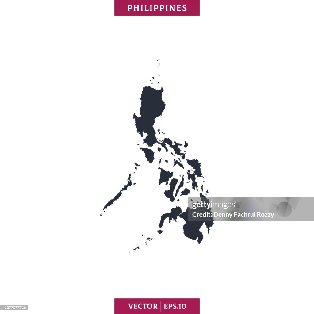 Mapa Picture High Detailed Map Of Philippines Vector Stock Illustration Design ...